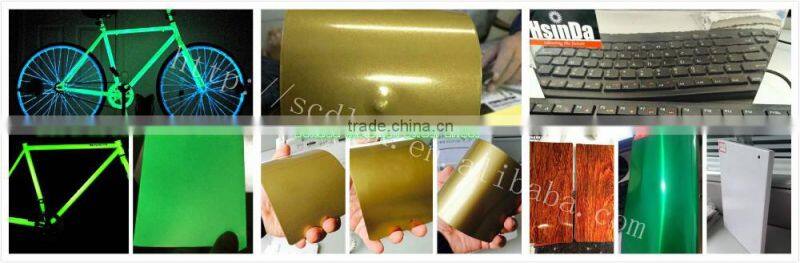 Heat transfer wood grain effect wood finish powder coating