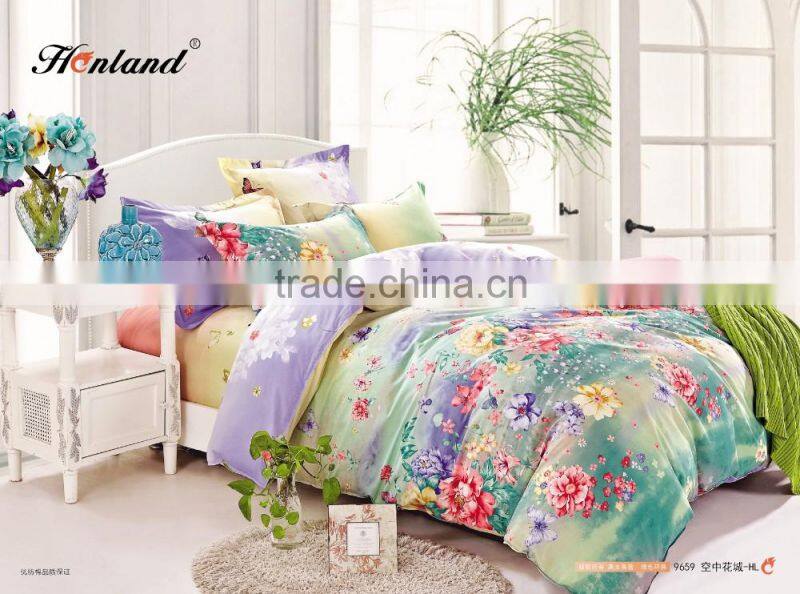 Cotton Queen Bed Sheet Set 4 Piece Bedding Set Fitted Sheet and 2 Pillow Cases- Breathable, Cozy & Comfortable