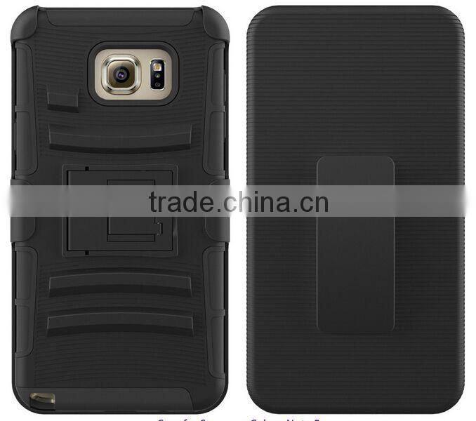 New Arrival for galaxy note 5 pc case belt clip Factory Price