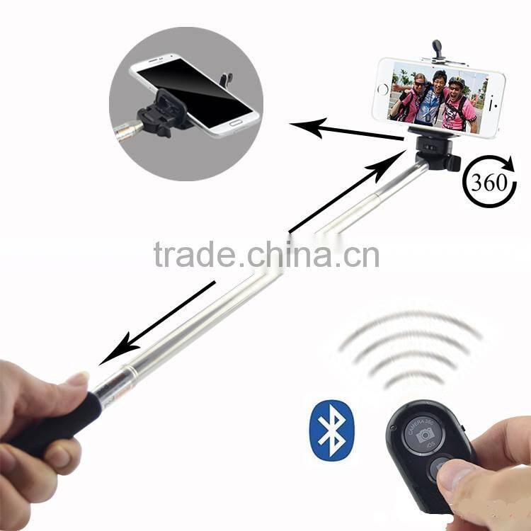Bluetooth Shutter Wireless Camera AB Shutter + Self-timer Kit Monopodfor most Android Phone CL-70