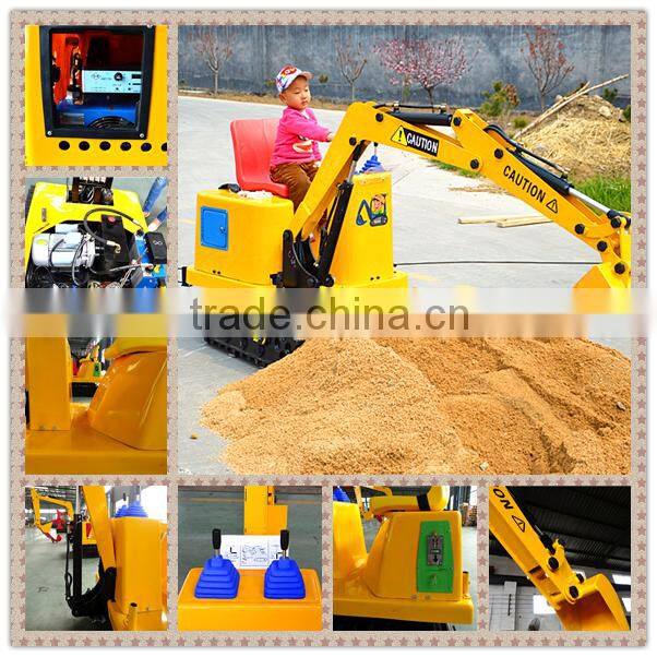 Newest!!! style excavator toy for kids to play amusement park toys