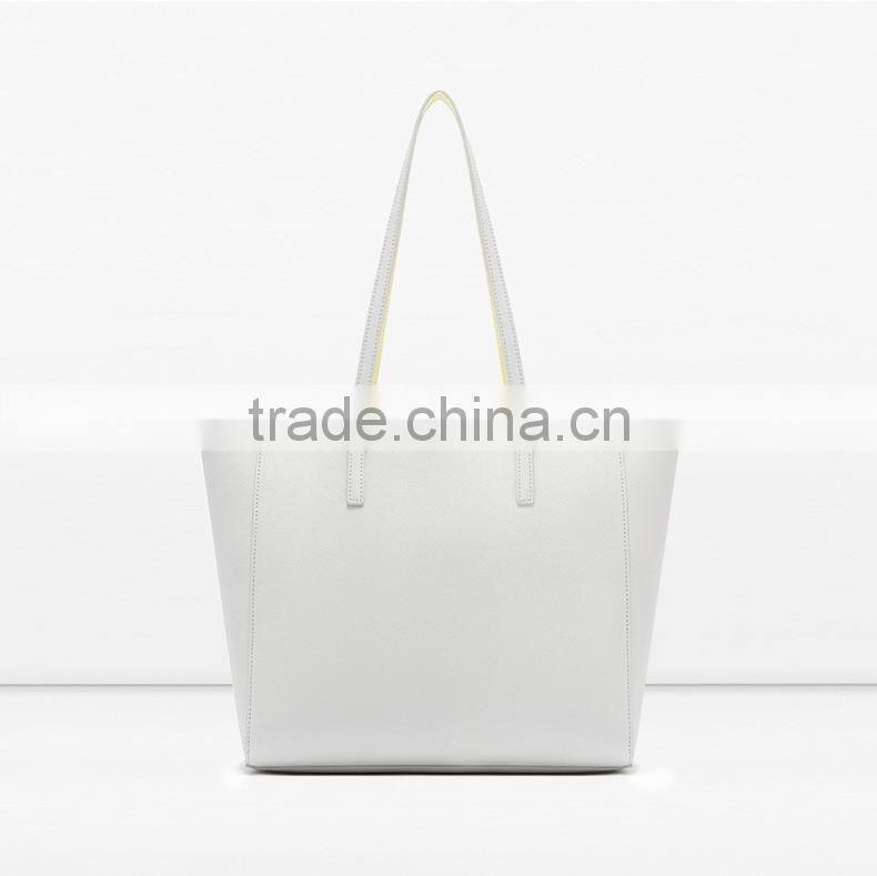 BSCI FACTORY PU SHOPPING YOUNG LADIES TOTE BAG