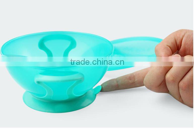 High quality BPA free pp plastic baby training bowl with sucker