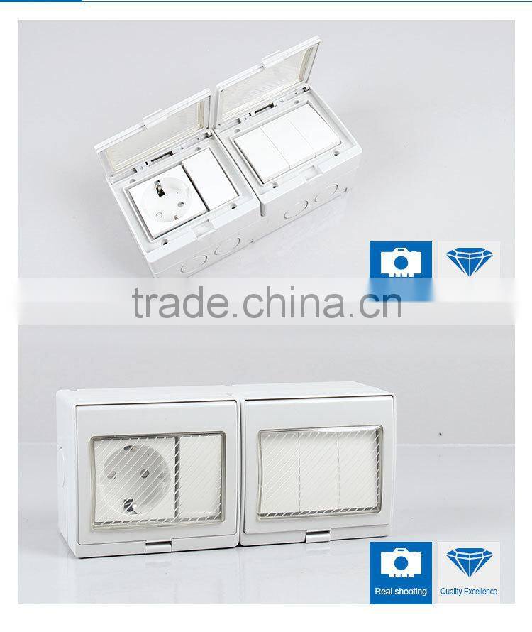 Wall Socket Waterproof Outdoor Socket(SP-SR4S)