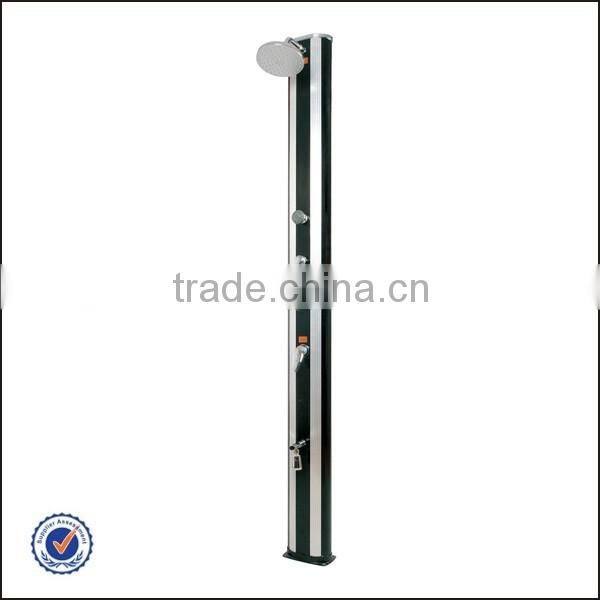 Luxury Aluminum Solar Shower With Massage Nozzle