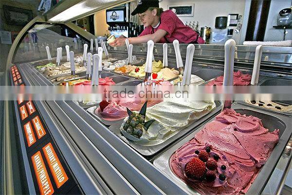 Icecream Display Freezer with 12 Tubs