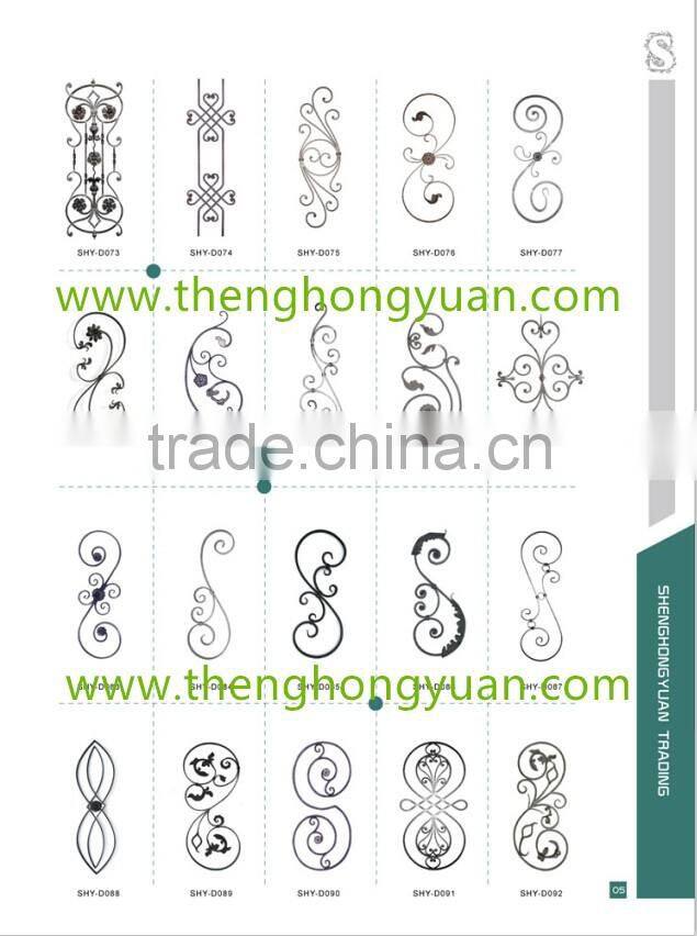 China supplier cast iron products forged wrought iron for fence