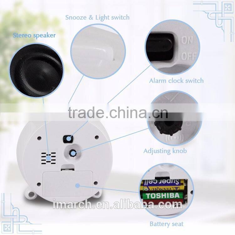 2016 simple cheap promotion melody clock