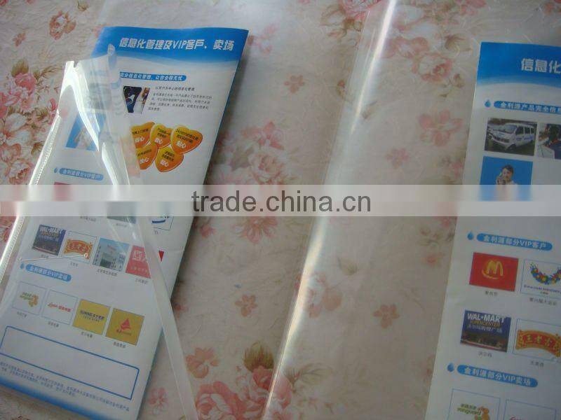Clear File Folder with Pockets Inside