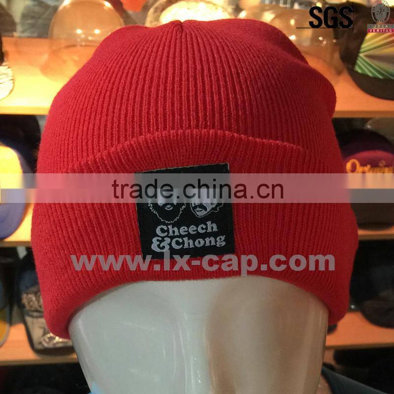 crochet knit winter hat