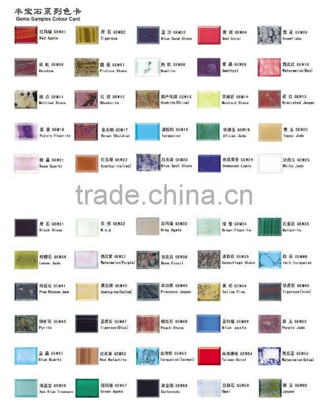 New style semi-precious gemstone carving beads Amethyst/Green aventurine/Rose quartz