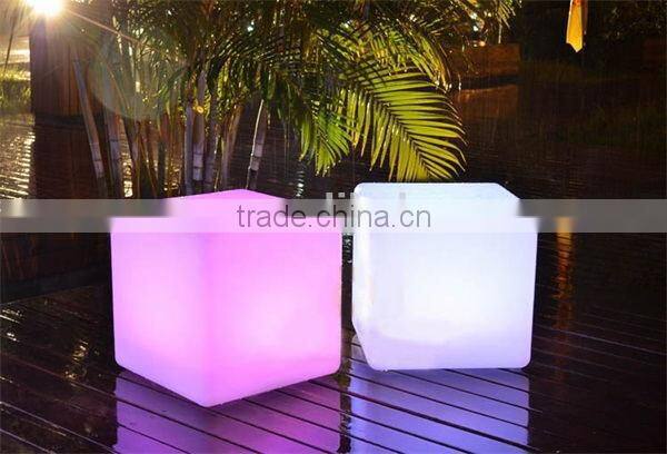 Multi size plastic Illuminated LED Cube