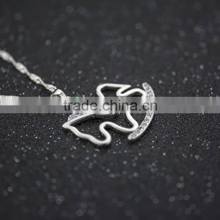 Alloy jewelry pendant!!!beautiful horse pendant inlaid cubic zirconia