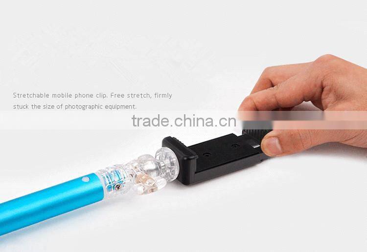 Factory wholesale aluminum light weight selfie stick good qulity monopod sale in low price