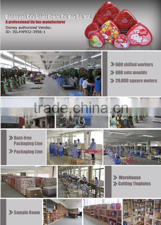 metal tin box with handle