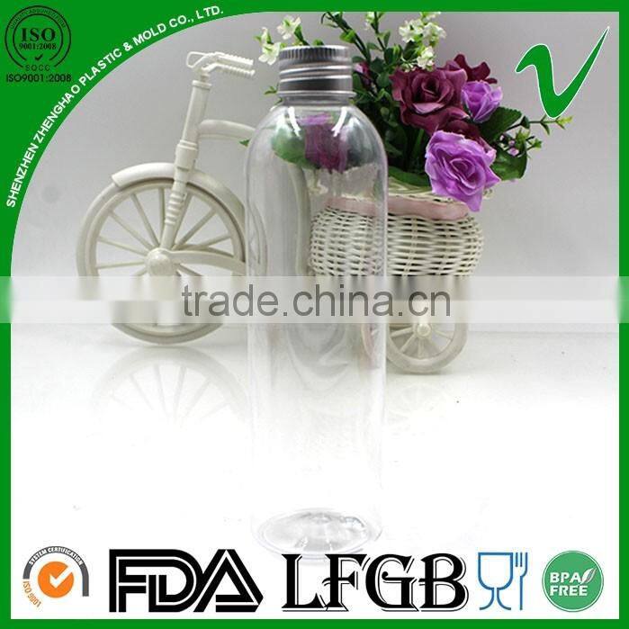 custom made 500ml juice packaging FDA standard plastic bottle with high quality