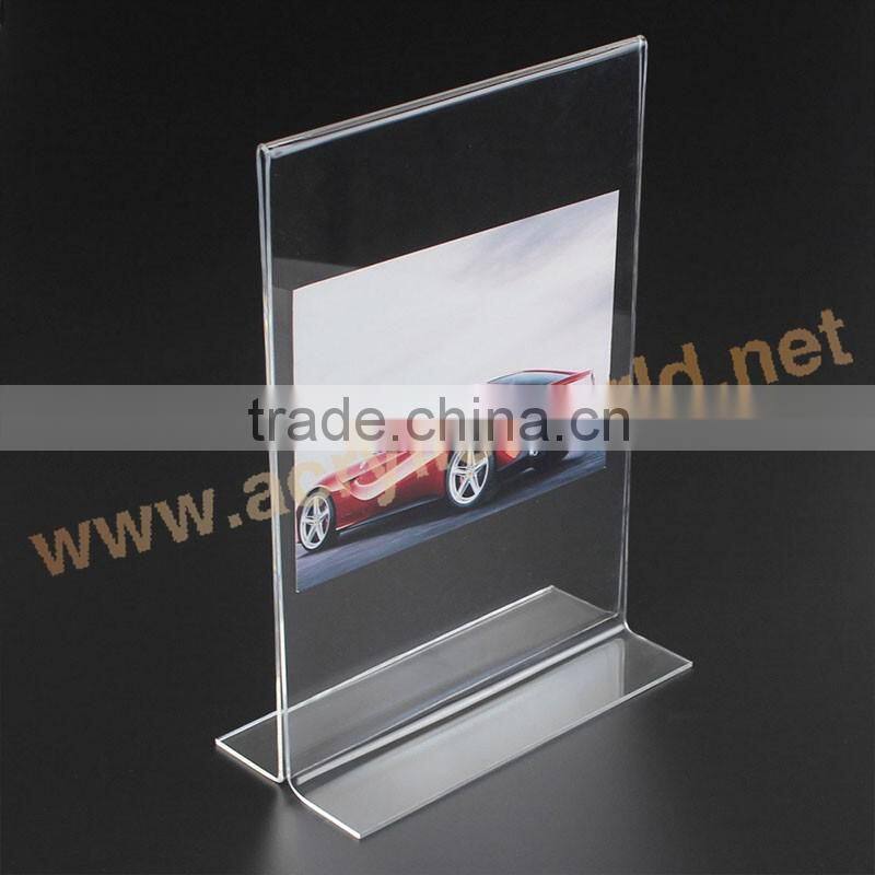 Acrylic menu holder/sign holder