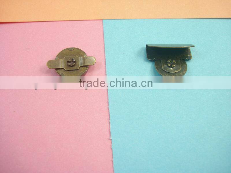 Factory wholesale handbags hardware 14mm magnetic button