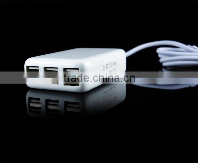 6 usb port multifunctional charger for mobile phone and tablet pc