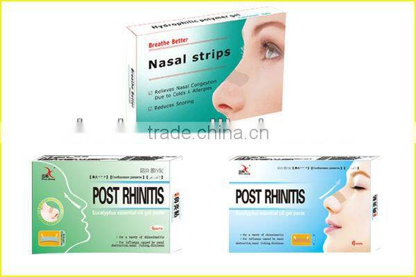 2016 safety nose gel patch for nose congestion