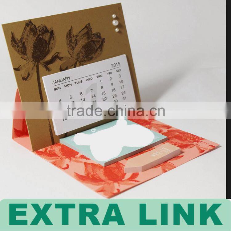 New year Hotsales EL custom service color large Newest design wall calendar