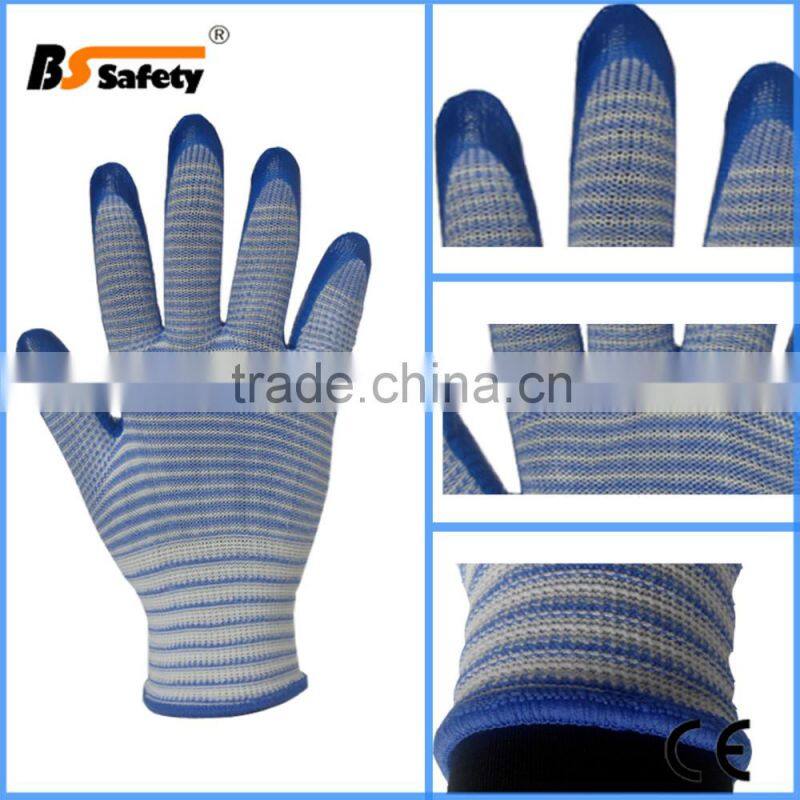 BSSAFETY white thin cheap en388 work gloves