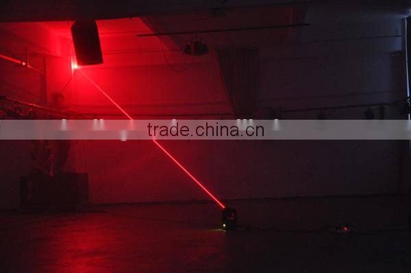 200mW Red DMX mini moving head Fat Beam Laser Stage Lighting