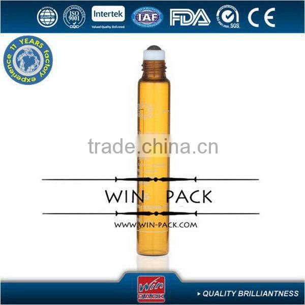 Modern hot-sale eight-facets glass Glass Roll on Bottle