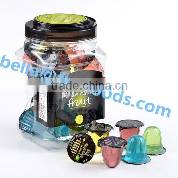 35g/pc alcoholic jelly cup with assorted fruit flavour