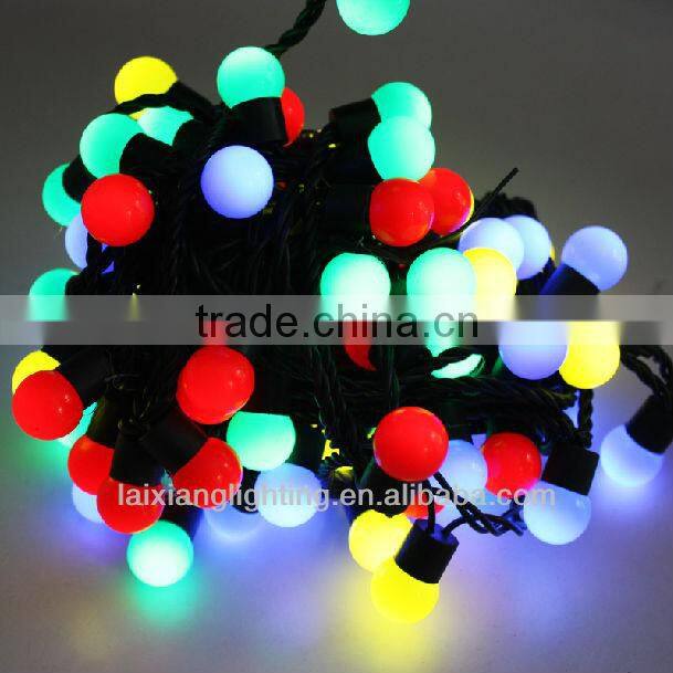 100 wholesale clear glass plastic christmas ball ornaments, decoration the house or the tree string light