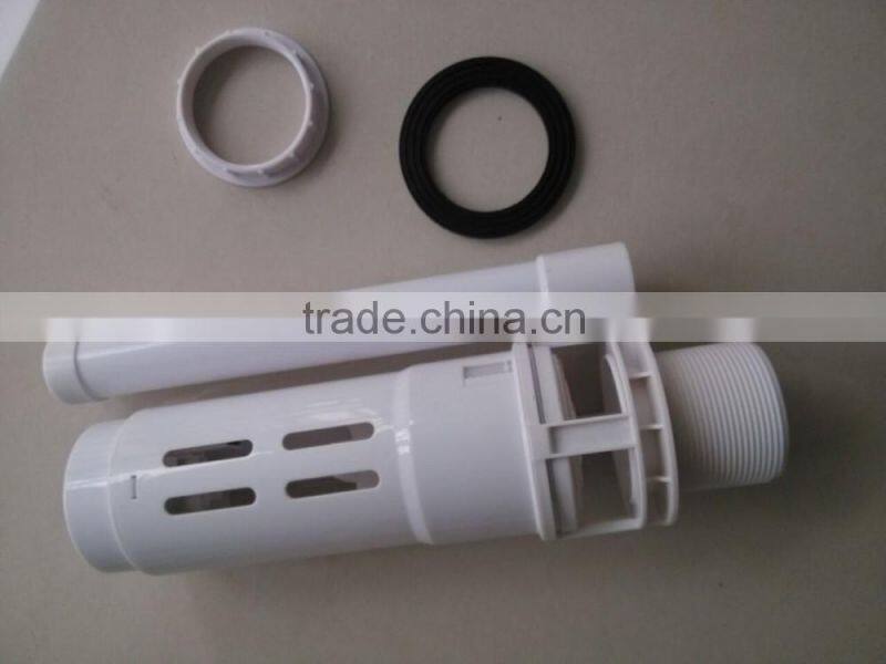 Adjustable dual toilet cistern flash valve