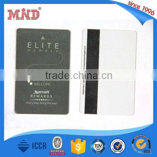 MDP113 China biggest card manufacturer plastic magnetic RFID Card