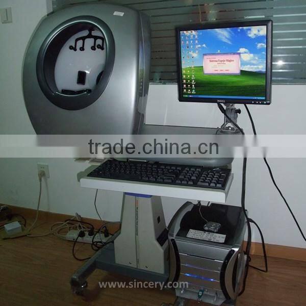 Portable medical skin testing wood lamp skin scope analyzer magic mirror