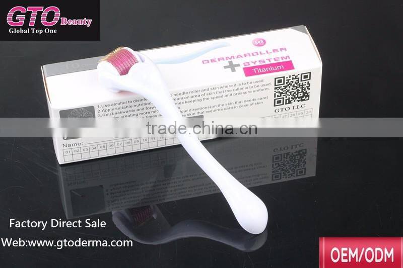 Derma Rolling Type Derma Roller 540 Titanium Needles Derma Roller