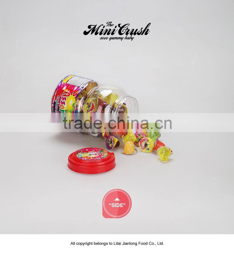 Healthy fruit flavor marshmallow with jelly