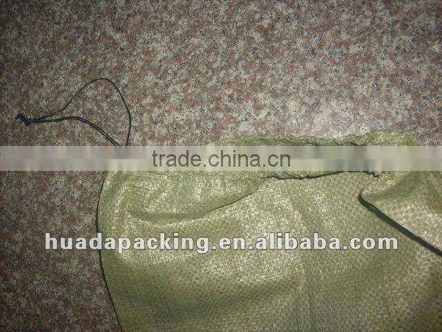 PP Woven bags with drawstring on top