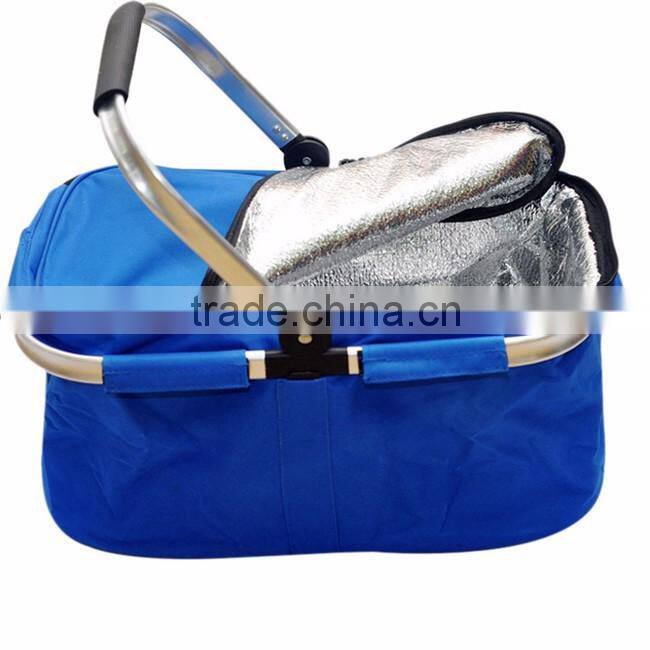 Hot sale recyclable durable lovely foldable picnic basket