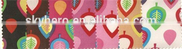 2015 Newest Zebra Printed Satin Luggage Fabric with Foam Backing