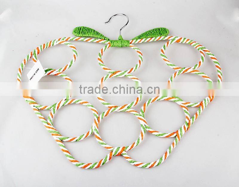 2016 NEW Style Apple-shaped circle made of paper 9 scarves scarf hanger racks for women scarf holder