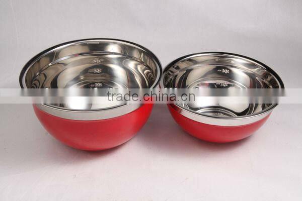 High quality disposable plastic salad bowl with lid