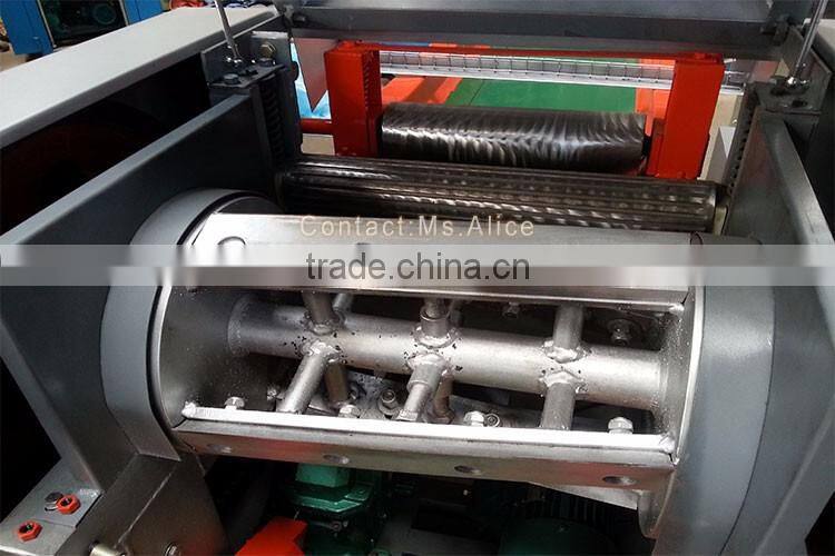 automatic waste rags cloth fiber chopping machine