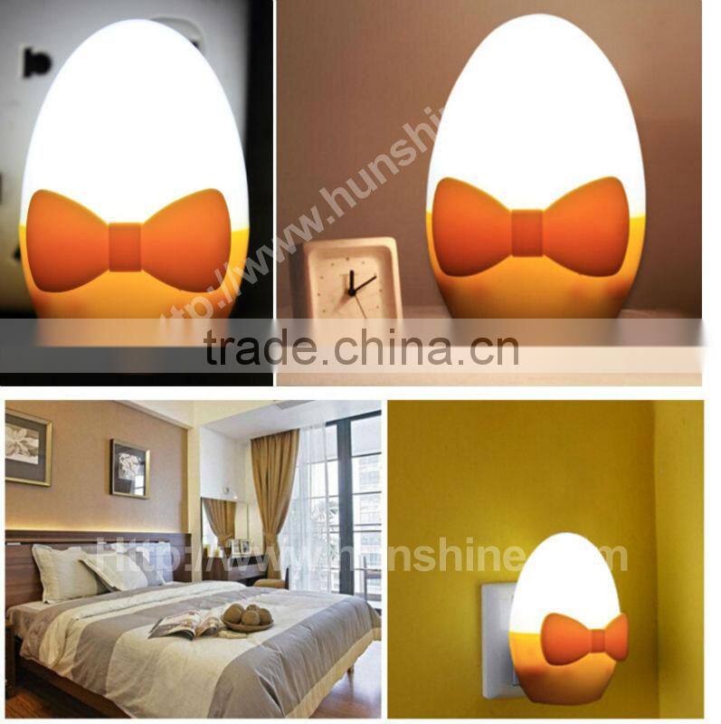 0.3w 110-220v save-energy golden eggs sensor light animal plush night light toys
