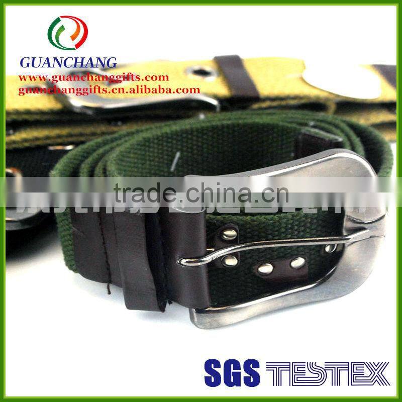 2013 China supply fashion Promotional gifts high quality woven belt customized silk screen printing waistband for men or women