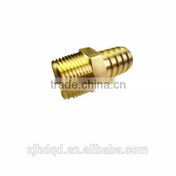 thread connection with sleeve for rubber hose male / thread connection/ brass connector ,high quality brass fitting