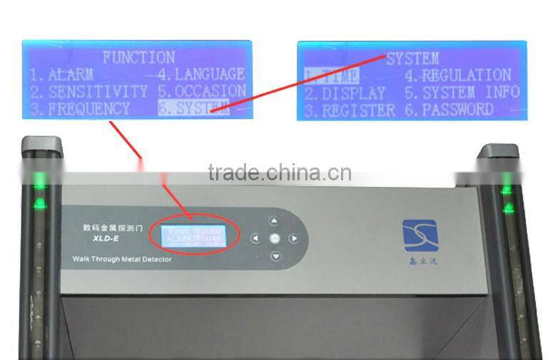 new and fashionable airport security scanner metal detector