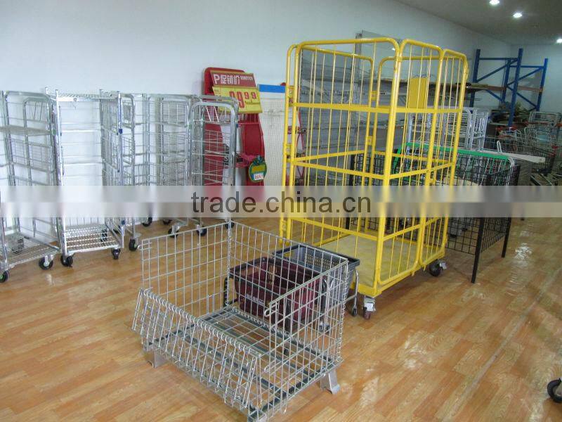 China factory Wire mesh pallet storage cage