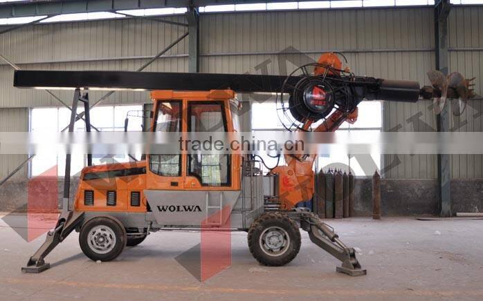 Hot sale GNLW180 wheel Rotary Drilling Rig