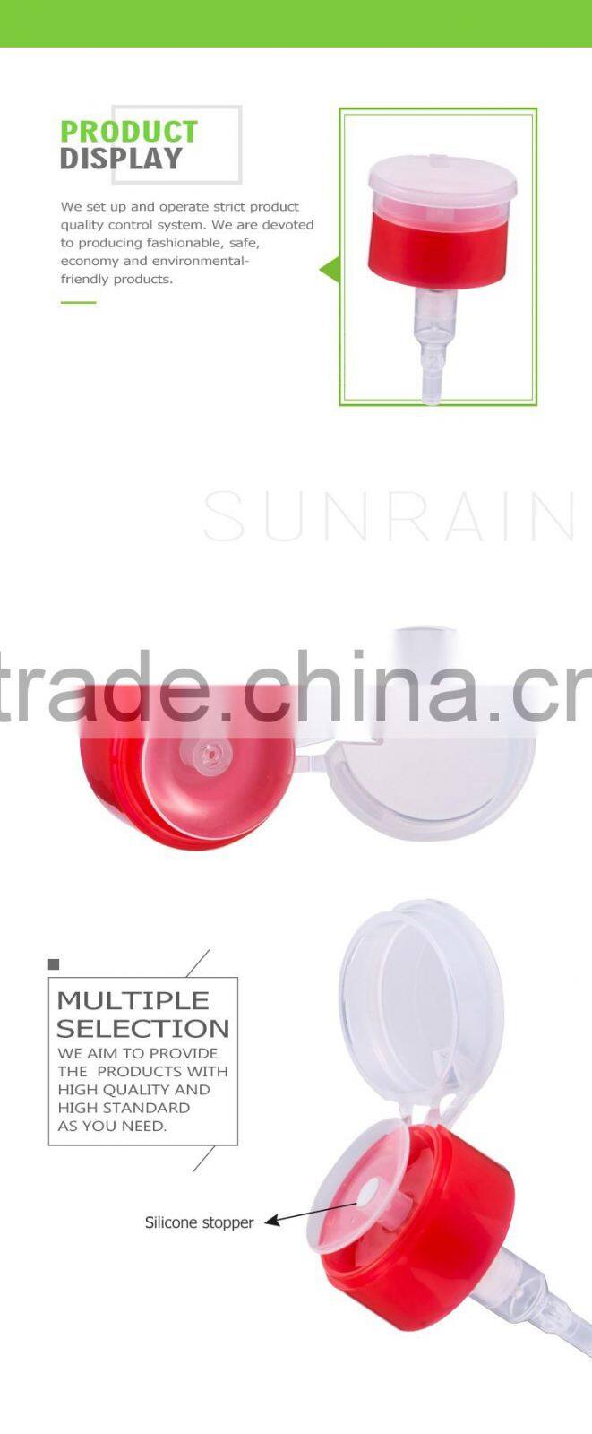 Yuyao newest design professional nail pump polish remover pump dispenser 33/410