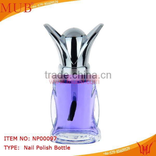 Fancy custom nail polish bottle 15ml nail polish bottle