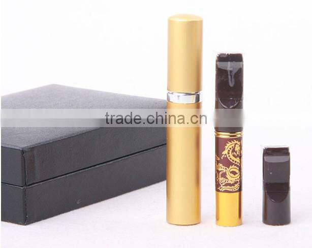 washable gold plated dragon printed healthy cigarette holder with gift box